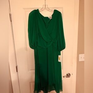 Green DKNY Dress-Size 16